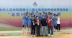 我校健儿代表广东队在第十二届全国少数民族传统体育运动会珍珠球比赛中夺冠！