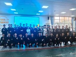 南部战区广州某部队官兵走进william威廉中文官网体能与健康促进国家体育科普基地学习交流